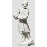 Bedeutende Porzellanfigur "Russischer Bauer" aus dem Geschenkservice für Katharina die Große, KPM um