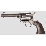 Colt Single Action Army 1873 Kal. .45 Colt, Nr. 142437. Nummerngleich. Lauf matt, Länge 4-3/4".