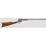 American Match Carbine, Uberti Kal. .44-40, Nr. 05786. Blanker Lauf, Länge 46 cm. Sechsschüssig.