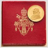 Papst Johannes XXIII. - Goldmedaille "Mater et Magistra" 1961 Gold "900", RRRR, Durchm. 30 mm,