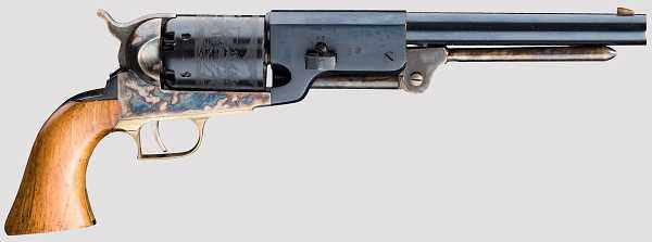 Colt Walker Model, Hege, italienischer Nachbau Kal. .44 Perk., Nr. 2977, nummerngleich. Etwas