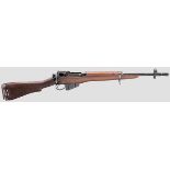 Enfield No. 5 Mk I, "Jungle Carbine" Kal. .303 brit., Nr. B8683. Nummerngleich. Blanker Lauf mit