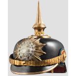 Helm für Offiziere des Großherzoglich Mecklenburgischen Grenadier-Regiments Nr. 89 oder des