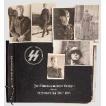Dienstzeit-Erinnerungsalbum der Division "Leibstandarte SS Adolf Hitler" Fotoalbum mit geprägten