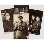 Hermann Göring und Adolf Hitler - drei großformatige Repräsentationsfotos Reichsminister Goering,