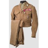 Uniform für Offiziere der Truppen der polnischen Exilregierung im Zweiten Weltkrieg Jacke aus