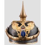 Helm für einen Reserveoffizier im 1. Brandenburgischen Dragoner-Regiment Nr. 2 Aus alten und neuen