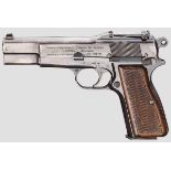 FN GP (Grande Puissance) Mod. 35 Kal. 9 mm Luger, Nr. 11053. Nummerngleich. Blanker Lauf. 13-