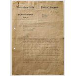 Martin Bormann - a letter to Alfred Rosenberg Signed two page typed letter dated 13. Mai 1936 to