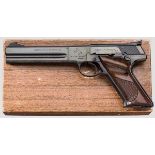 Colt Woodsman Match Target, im Karton Kal. .22 l.r., Nr. 215342-S. Blanker Lauf, Länge 6".