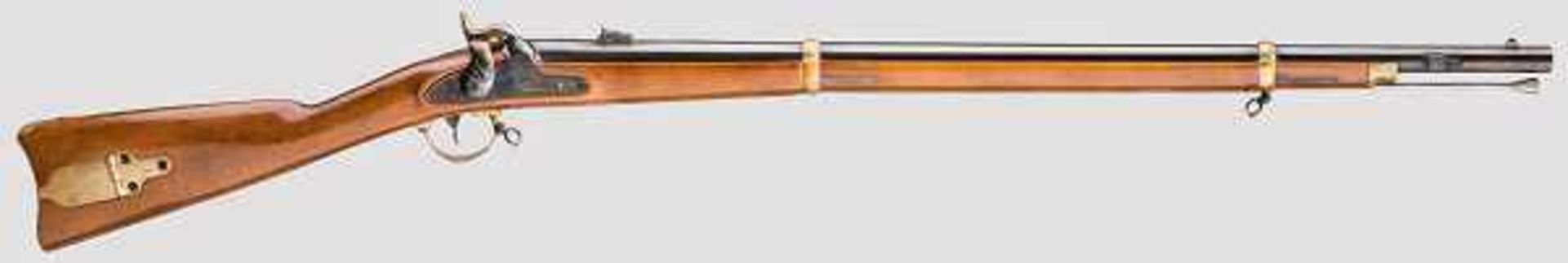Remington Mod. 1863 Zouave Rifle, Antonio Zoli Kal. .58 Perk., Nr. 19930. Blanker Lauf, Länge 33" (