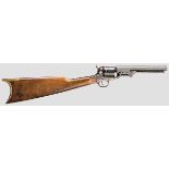 Perkussionsrevolvergewehr Euroarms, Navy Modell Kal. .36 Blackpowder, Nr. 11057. Blanker