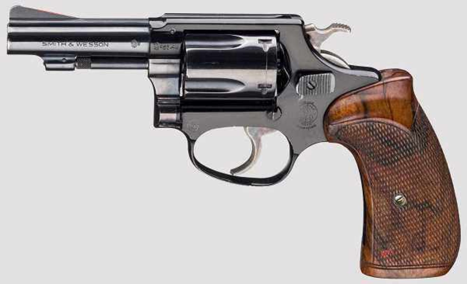 Smith & Wesson Mod. 37, "The .38 Chief's Special Airweight" Kal. .38 Spl., Nr. 217355. Blanker Lauf,