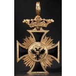 Heiliges Römisches Reich - Adelige Gesellschaft des Hauses Frauenstein - Großes Halskreuz 1804 In