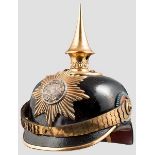 Helm für Offiziere des II. Bataillons des Großherzoglich Mecklenburgischen Grenadier-Regiments Nr.
