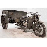 Moto Guzzi Ercole, Lastendreirad Italienische Erstzulassung 1948, 498 ccm, 13 kW, KFZ.-Brief/