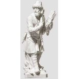 Bedeutende Porzellanfigur "Russe" aus dem Geschenkservice für Katharina die Große, KPM um 1772