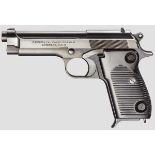 Beretta Mod. 1951 Kal. 9 mm Luger, Nr. 34880. Blanker Lauf, Länge 115 mm. Achtschüssig. Gültiger