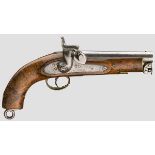 Pattern 1842 Naval & Coastguard Pistol Glatter Lauf im Kaliber 14,5 mm, über der Kammer zahlreiche