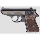 Walther PPK-L, Ulm Kal. 7,65 mm, Nr. 518979. Nummerngleich. Blanker Lauf. Siebenschüssig. Dt.