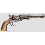 Colt Mod. 1862 Pocket, Belgien? / England Kal. .36 Perk., Nr. 103705. Nummerngleich. Oktogonlauf,