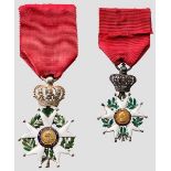 Juli-Monarchie (1830 - 1848) - Orden der Ehrenlegion (Légion d'honneur) - zwei Ritterkreuze