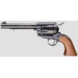 Sauer & Sohn, "Western Six-Shooter" Kal. .44 Mag., Nr. D2976. Blanker Lauf, Länge 150 mm.