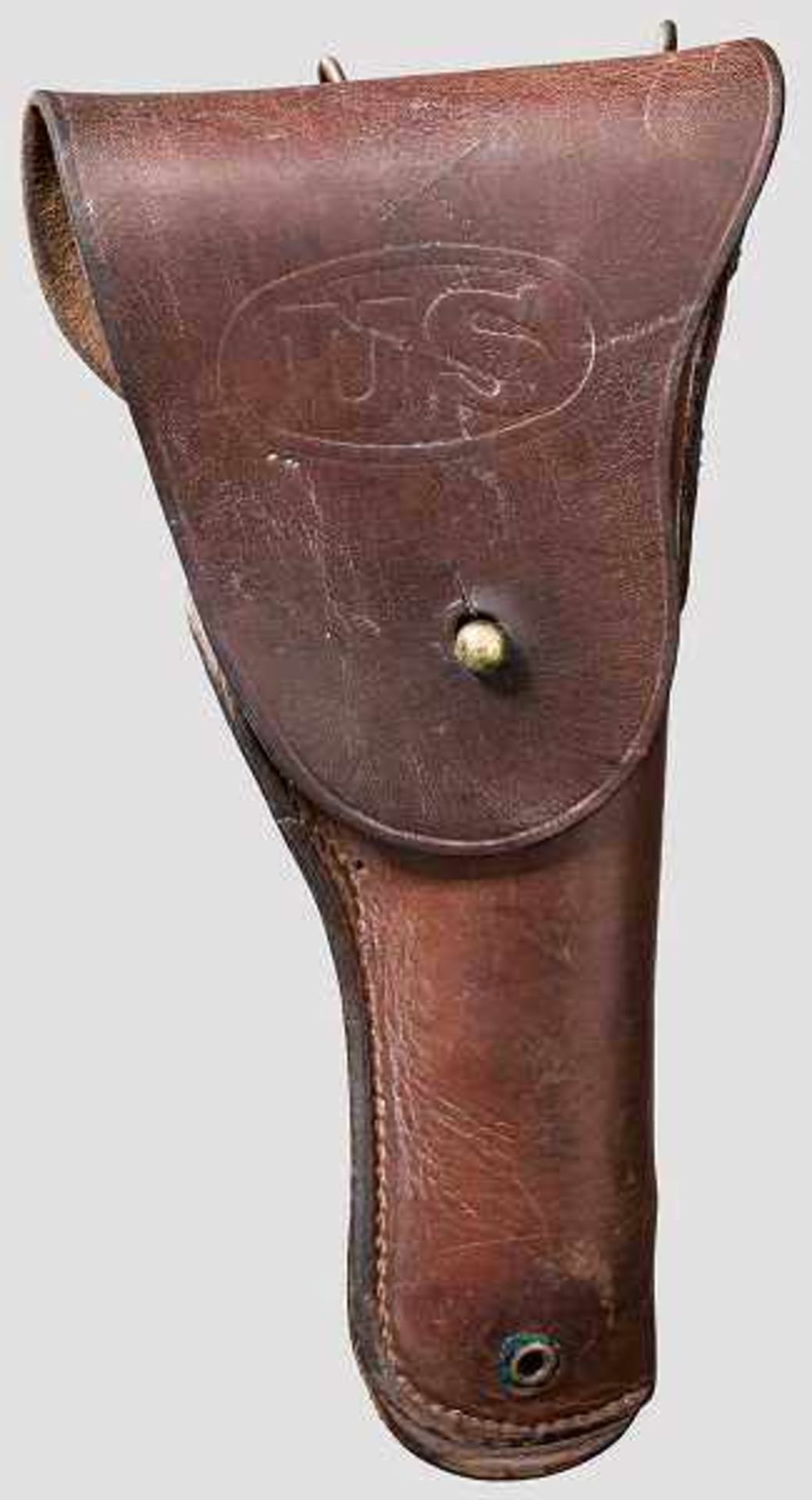 Colt Mod. 1911 A 1, modifiziert, mit Holster Kal. .45 ACP, Nr. 1508137. Blanker Lauf. - Bild 2 aus 2