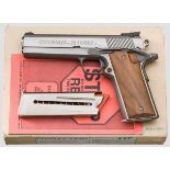 Coonan Mod. B, Stainless, im Karton Kal. .357 Mag., Nr. B7555. Blanker Lauf, Länge 5".