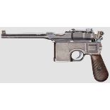 Mauser C 96, mit Kasten, 1. Lieferung für k.u.k. Monarchie Kal. 7,63 mm Mauser, Nr. 196163.