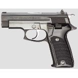 Astra Mod. A-80 Kal. 9 mm Luger, Nr. 1258988. Blanker Lauf, Länge 100 mm. 15-schüssig. Gültiger