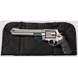 Smith & Wesson Mod. 460 XVR, Stainless, mit Tasche Kal. .460 S & W Mag., Nr. CJH3254. Blanker Lauf