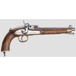 Westley Richards Pistole, sog. "Monkeytail"-Pistole, datiert 1867 Runder, gezogener Lauf im