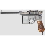 Mauser C 96/16 Kal. 9 mm Luger, Nr. 42926. Nummerngleich. Blanker Lauf, Länge 140 mm.