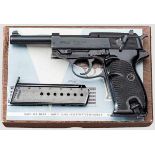 Walther P 1, Polizei (BMI - BGS), zu Einstecksystem Nr. 081 Kal. 9 mm Luger, Nr. 354081.