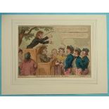 Hand coloured engravings by Woodward entitled ‘Sailors at a Methodist Sermon’ published by Walker