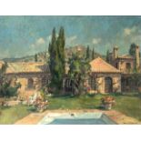 Hugh Ralph Micklem (1918-2009), Finca auf Mallorca, Öl/Lwd., u. re. sign. u. dat. (19)85,