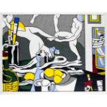 Blaurock, Kopist Ende 20. Jh., Kopie nach Roy Lichtenstein (1923-1997), "The Dance", aus der Serie