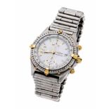 Breitling Herrenarmbanduhr Chronomat Stahl/Gold 750/000, Automatik mit Stopfunktion, mit Datum und