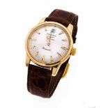 Longines Herrenarmbanduhr GG 750/000 Conquest Automatik, silbernes Zifferblatt, Nr. 633 Swiss