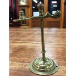 19TH CENTURY BRASS TAPER BURNER