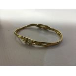 18CT GOLD BRACELET MARKED O.J.