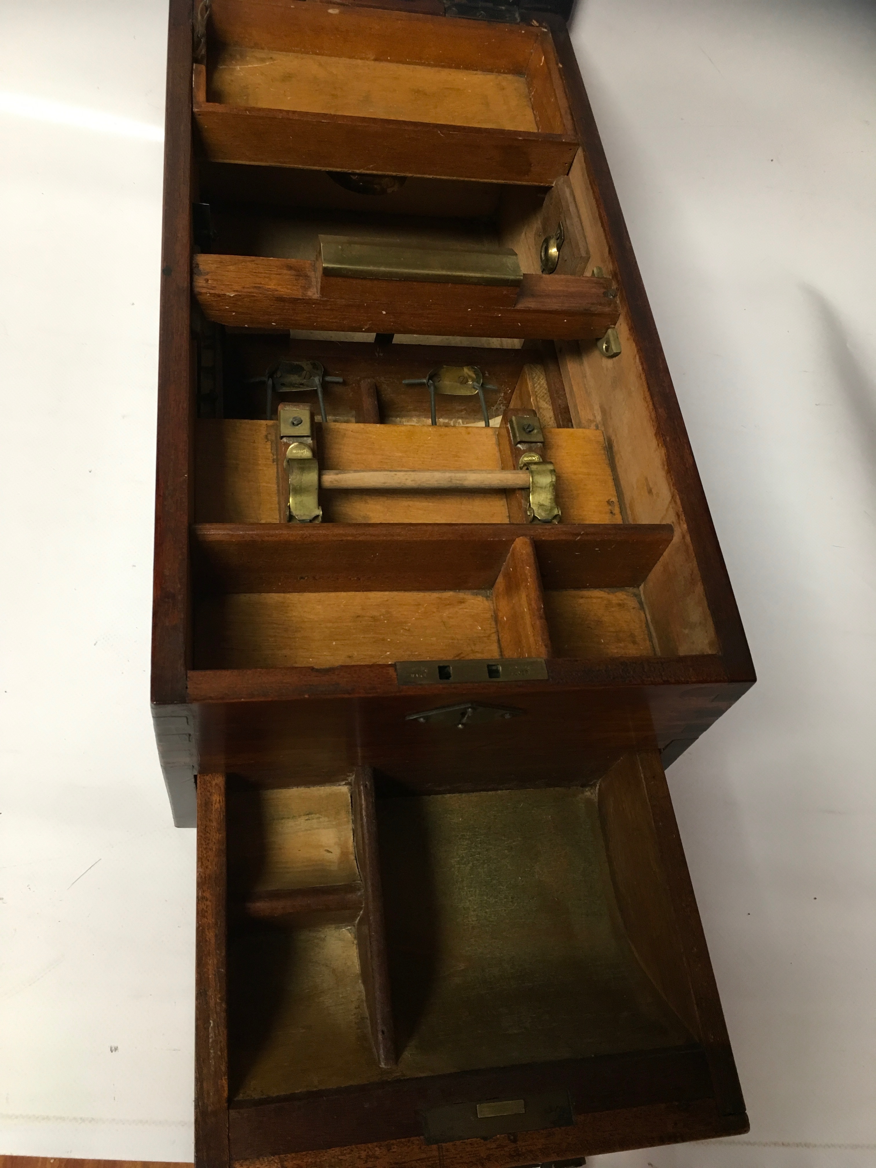 VINTAGE MAHOGANY CASH REGISTER, CIRCA 1900, LENGTH 51CM HT. - Image 2 of 4