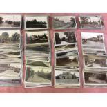 A COLLECTION OF RP NORTHAMPTONSHIRE POSTCARDS, VILLAGES, STREET SCENES ETC.