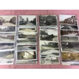 A COLLECTION OF OXFORDSHIRE RP POSTCARDS, VILLAGES, STREET SCENES ETC.