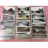 A COLLECTION OF BEDFORDSHIRE RP POSTCARDS, VILLAGE, STREET SCENES ETC.