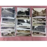 A COLLECTION OF HERTS/ESSEX RP POSTCARDS, VILLAGES, STREET SCENES ETC.