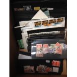 GB: SMALL BOX WITH ALL REIGNS ON STOCKCARDS, REVENUES, 1972 WEDGEWOOD SIDEBAND FDC(3) ETC.