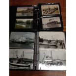 BOX OF EPHEMERA RELATING TO YARMOUTH PLEASURE STEAMERS IN ALBUMS AND LOOSE,
