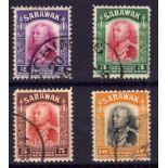 SARAWAK: 1934-41 $2, $3(FEW SHORT PERFS), $5,